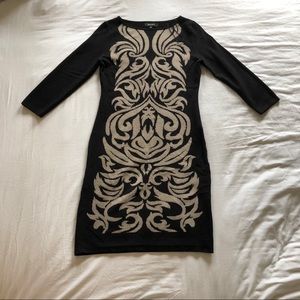 *Nine West* floral print sweater dress